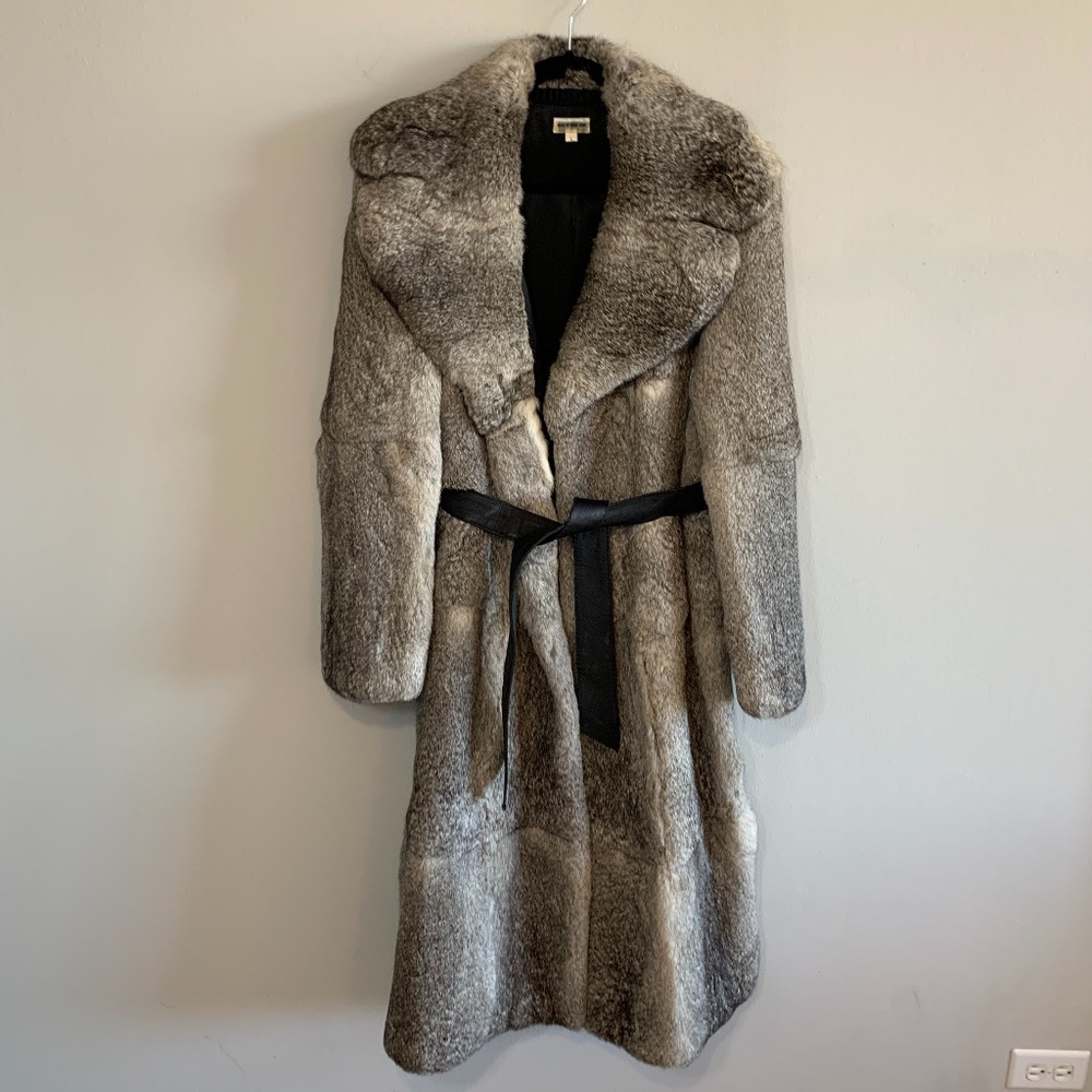 Vintage FUR Trench Coat